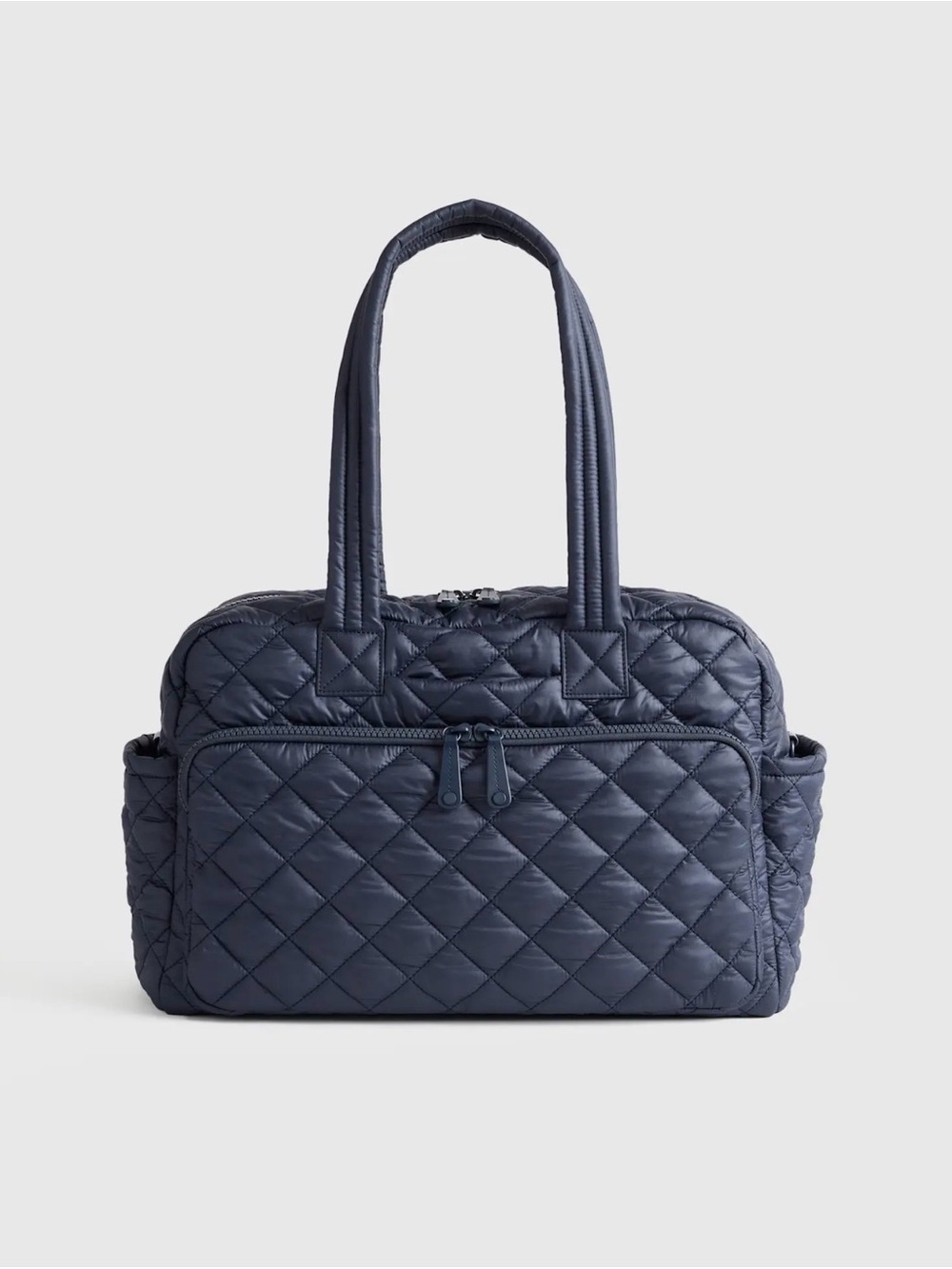 Transit Quilted Duffle Bag in Navy